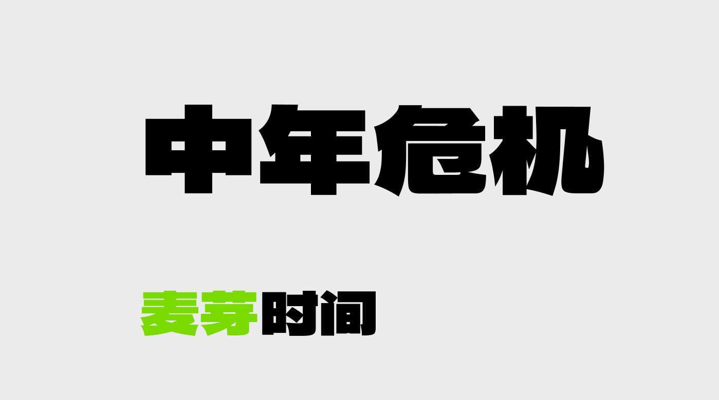 我的中年危机发展路径